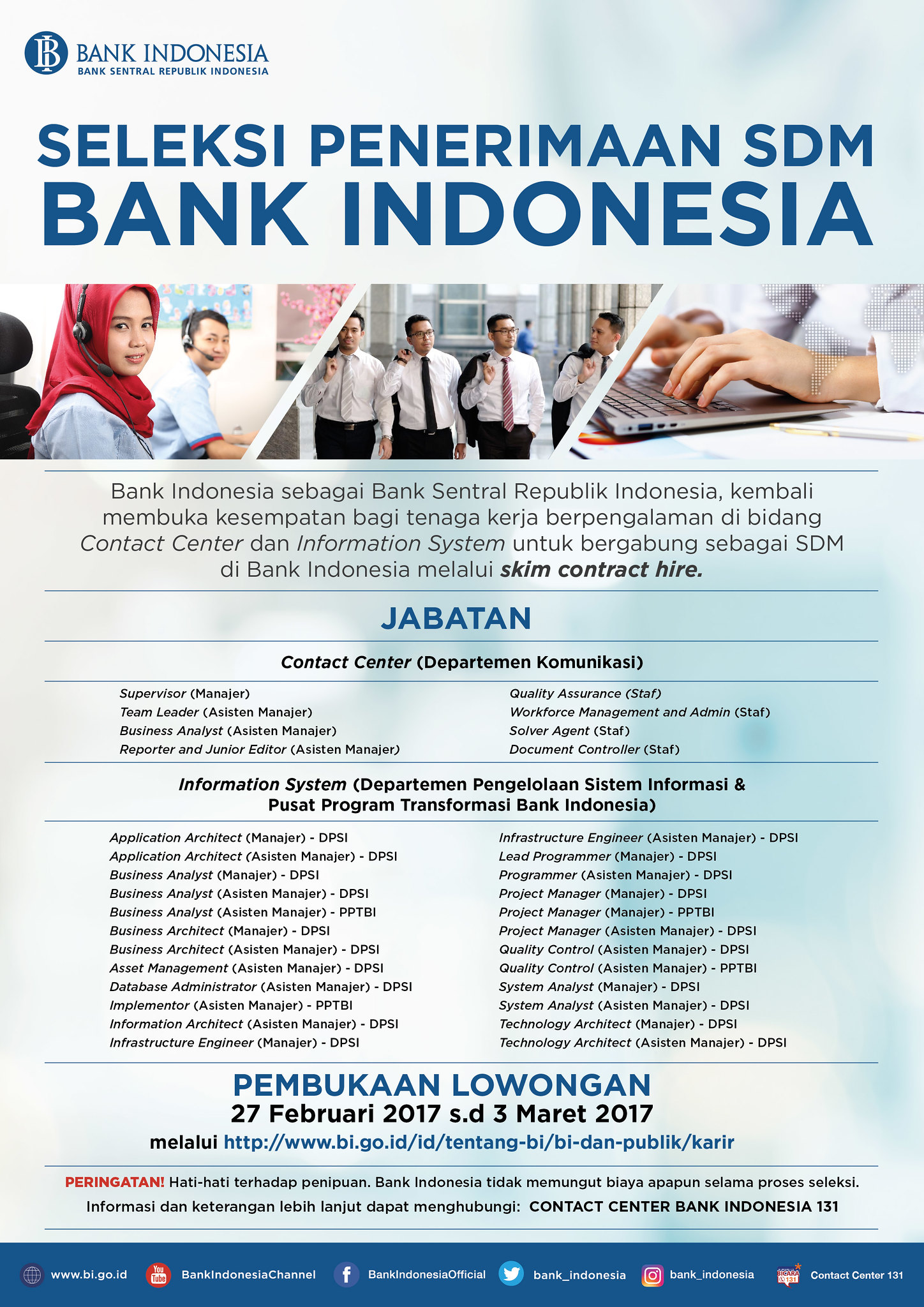 Pkwt Bank Indonesia